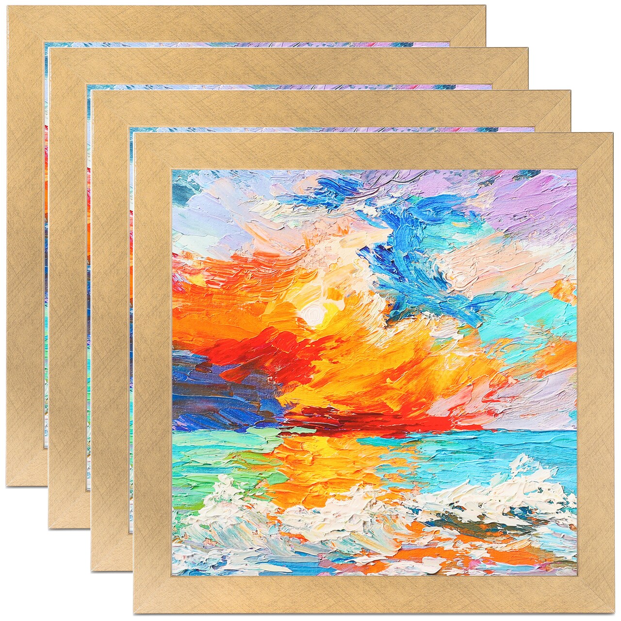 ArtToFrames 16x20 Inch Modern Picture Frame, Multi Pack, Comes with Economy Acrylic (WOMPack-46-16x20)